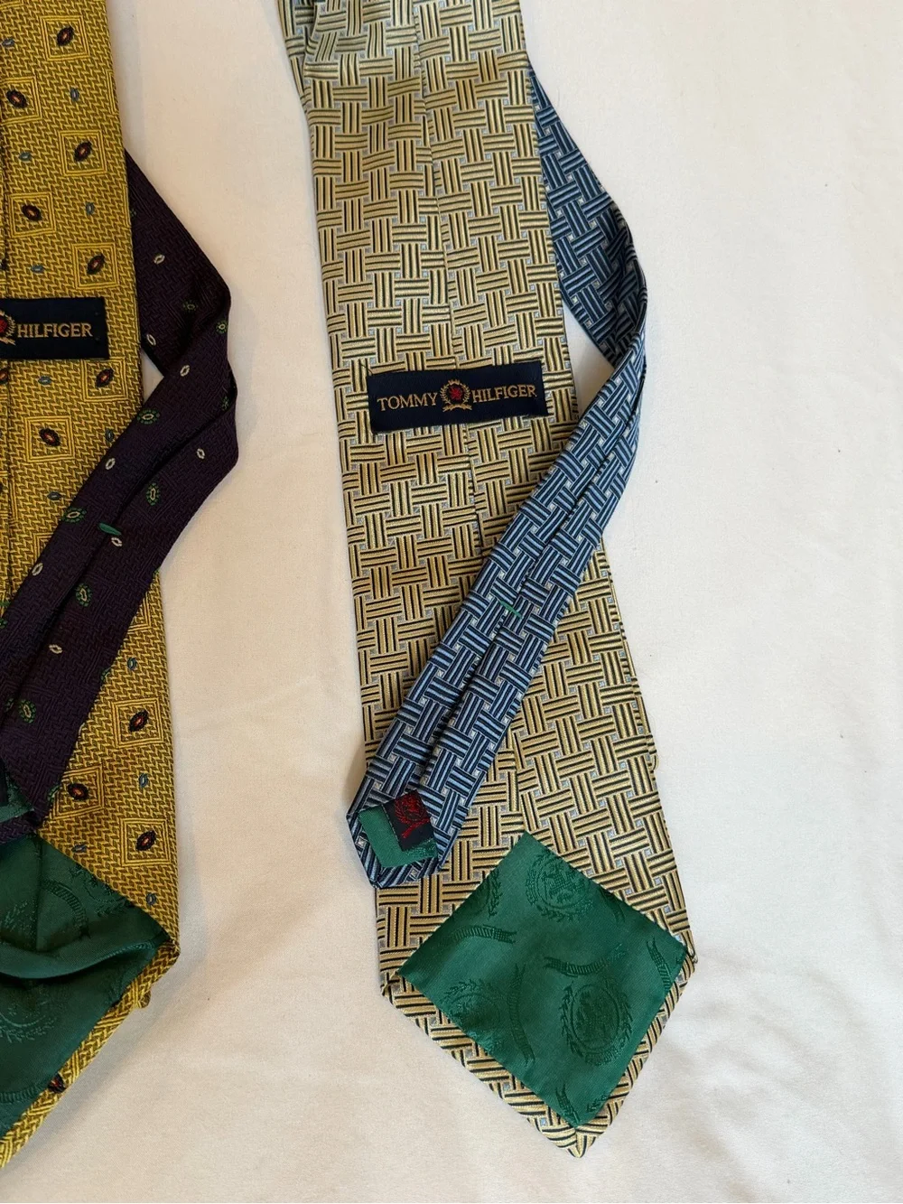 Lot 5 100% Silk Ties Tommy Hilfiger Jos A Bank Palatina Fanti USA